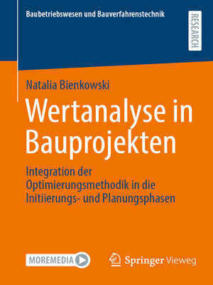 cover image of Wertanalyse in Bauprojekten